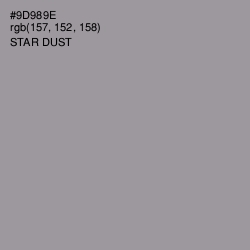 #9D989E - Star Dust Color Image